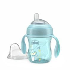 Chicco Prehodna učna skodelica s čajnimi ročaji, 4m+