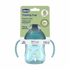 Chicco Trenirni lonček z ročaji teal, 6m+