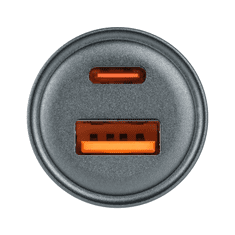 Krüger&Matz Polnilec avto , Quick Charge, 43W, USB-A; USB-C
