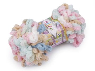 Alize Pletena preja Puffy color 100 g - (6523) večbarvna