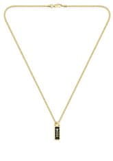 Hugo Boss Pozlačena moška ogrlica Kassy Emblem 1580678