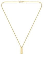 Hugo Boss Pozlačena moška ogrlica Kassy Emblem 1580678