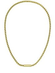 Hugo Boss Elegantna pozlačena moška ogrlica Doran 1580694