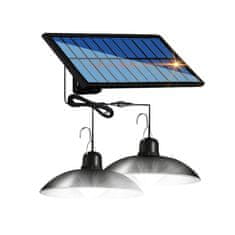 MG Double Lamps sončna svetilka 1200mAh, črna
