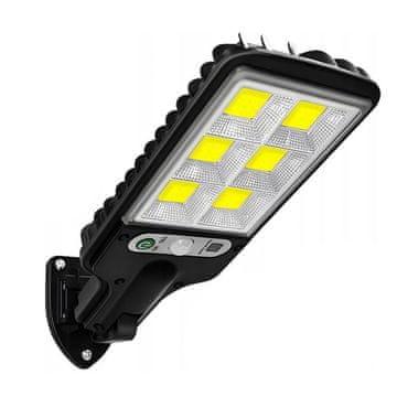 MG LU17 sončna svetilka 120 LED 3000 mAh, črna