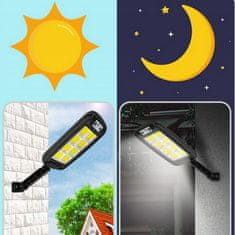 MG LU17 sončna svetilka 120 LED 3000 mAh, črna