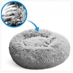 MG Dog Bed ležišče za mačke in pse 80 cm, sive barve