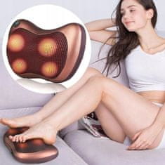 MG Massage Pillow masažna blazina, rjava
