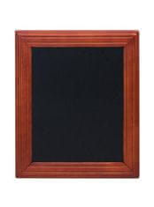 Securit UNIVERSAL stenska tabla za kredo, 30x40cm, mahagonij, lakirana