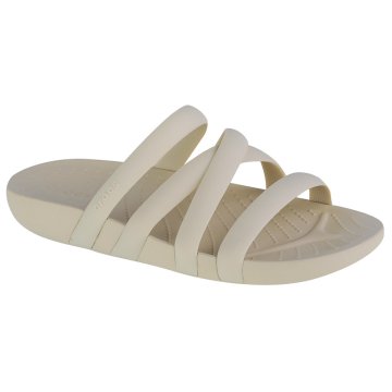 Crocs Japanke krem Splash Strappy Sandal