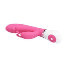 PRETTY LOVE Gene vibrator na baterije roza