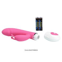 PRETTY LOVE Gene vibrator na baterije roza