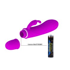 PRETTY LOVE Caesar minivibrator na baterije vijolična