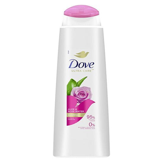 Dove Aloe Vera & Rose Water šampon za lase (Shampoo) 400 ml