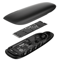 ASUS Cobble zunanje ohišje za SSD, M.2 NVMe, USB-C, črn (90DD02R0-M09000)