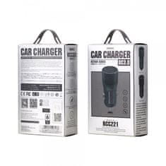 REMAX Avto polnilec Retour Series 2USB 2.4A QC 3.0 RCC221 črn