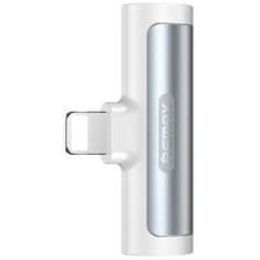 Adapter Lightning v Lightning + audio, RL-LA03i (bel)