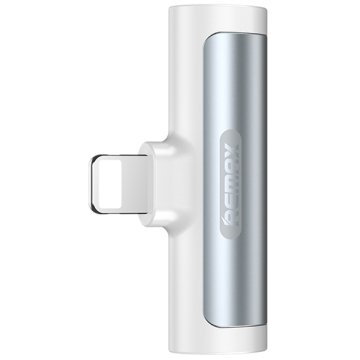REMAX Adapter Lightning v Lightning + audio, RL-LA03i (bel)