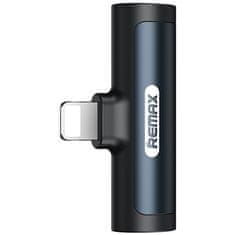 REMAX Adapter Lightning v Lightning + audio, RL-LA03i (črn)