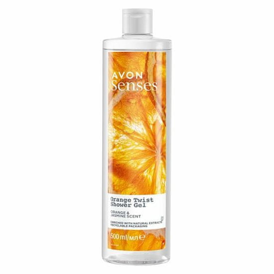 Avon Gel za prhanje z vonjem pomaranče in jasmina Senses 500 ml