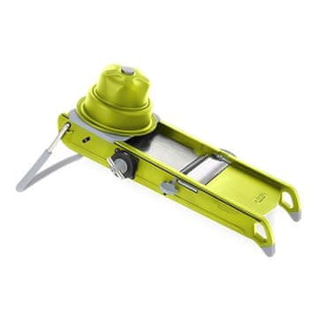 de Buyer Rezalnik 2015.23 SWING PLUS, stainless steel, sliding and ergonomic holder, adjustable cutting thickness