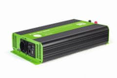 Gembird EG-PWC-PS2000-01 12V čisti sinusni avtomobilski pretvornik DC-AC 2000W, 230V ,USB