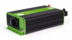 Gembird EG-PWC-PS500-01 12V čisti sinusni avtomobilski pretvornik DC-AC 500W, 12V, USB