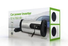 Gembird EG-PWC150-01 12V avtomobilski pretvornik moči 150W, 230V, USB