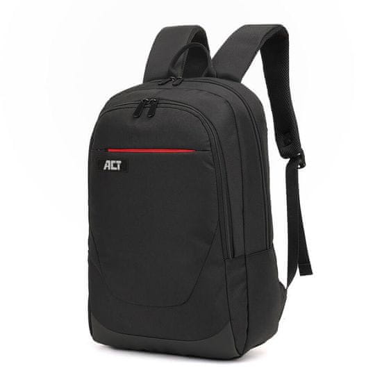 ACT Nahrbtnik AC8565 Suburb za prenosnike do 15,6" črn 18,5L vodoodbojni receklirani materiali