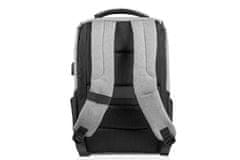 Modecom Smart PLE-MC-SMART-15 do 15,6" USB siva potovalni nahrbtnik za prenosnik, vodoodporen material