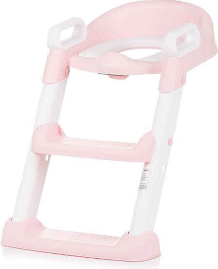 Chipolino WC sedež z lestvijo Skippy Pink