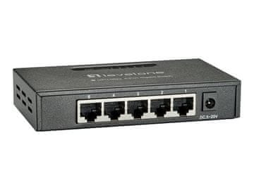 Level One GEU-0523 5-port GIGABIT stikalo switch METAL