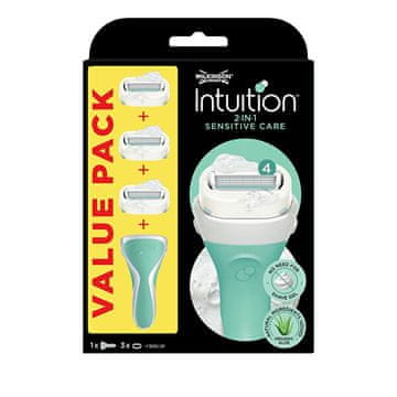 Wilkinson Sword Brivnik za ženske Ročaj za intuicijo + 3 različne glave