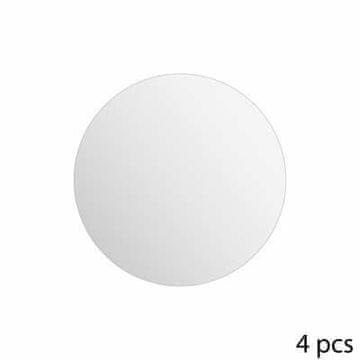 shumee Set 4 SAMOLEPILNIH OGLEDAL 20x20 cm OKROGLO