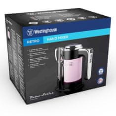 Westinghouse Retro Pink ročni mešalnik