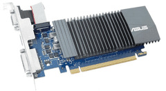 ASUS GeForce GT 710 grafična kartica, 2GB, GDDR5, PCIe 2.0, 1xD-SUB, 1xDVI-D, 1xHDMI (90YV0ALA-M0NA00)