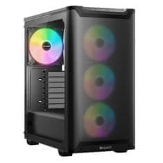 Be quiet! Pure Base 501 LX ohišje, midi-ATX, črno (BGW78)
