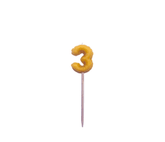 2BEES®️ Rojstnodnevna svečka številka 3 - balon