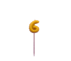 2BEES®️ Rojstnodnevna svečka številka 6 - balon