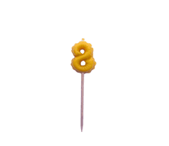 2BEES®️ Rojstnodnevna svečka številka 8 - balon