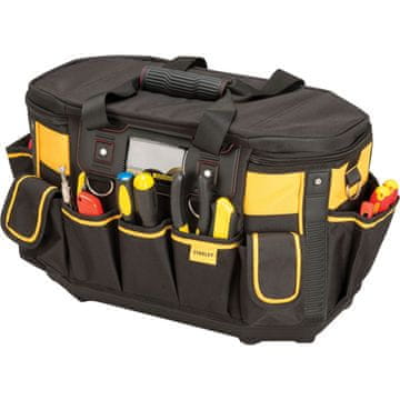 Stanley Torba FatMax 18 cali Round Top - Stanley 70-749, ergonomična, prostorna, z močnim materialom in vertikalnimi žepi za udobno nošenje.