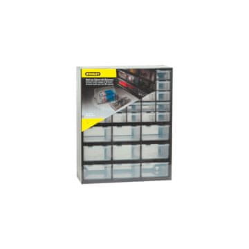 Stanley Stojni organizator Stanley 939811 z 39 prozornimi predali, trdna konstrukcija, možnost montáže na steno