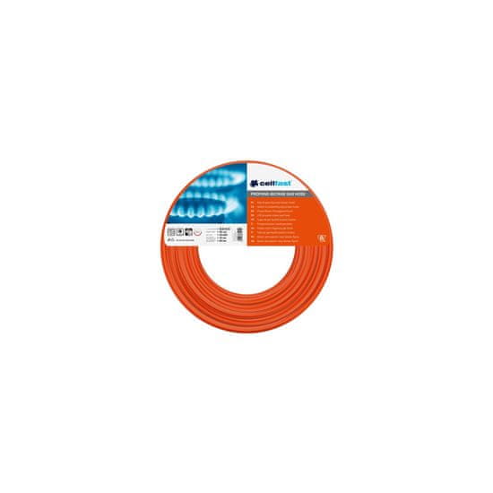 Cellfast CF20001R Cev za plin propan-butan FI=9,0 mm, dolžina 50 m, odporna na vročino, varnostni certifikat, maksimalni pritisk 20 atm