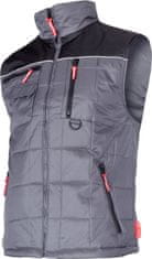 LAHTI PRO Brezrokavnik LahtiPro LPBO12XL, 2XL, topla in odporna zaščita, H:182-188, C:116-120, z 8 žepi in odsevnimi elementi