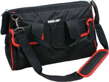 Proline Torba za orodje Proline 17", 25 žepov, nastavljiv remen, zadrga, 610x270x400 mm