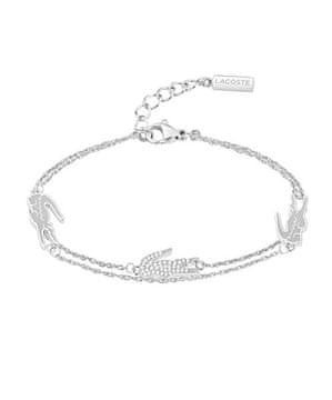 Lacoste Dvojna jeklena zapestnica za ženske 2040471