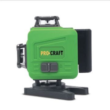 Procraft Zeleni linijski laser LE-4GL cross self-leveling