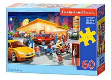 Castorland Puzzle Bencinska črpalka 60 kosov