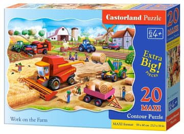 Castorland Puzzle Kmetija delo MAXI 20 kosov