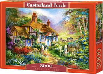 Castorland Puzzle Koča v gozdu 3000 kosov